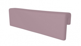 Opěrka/chránič na postel - pastelově fialová