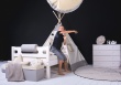 Masivní dětská postel Benjamin Bubbles 90x200cm + doplňky