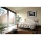 Manželská postel, dřevo olše / stříbrný kov, 160x200, MIRELA