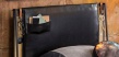 Studentská postel 120x200cm Gamora - detail na kapsičku a poutka