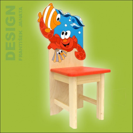 Dětská narozeninová židle Krab