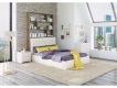 Čalouněná postel s úložným prostorem BEATRICE 180x200cm - béžová