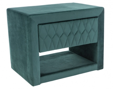 Noční stolek AZURRO VELVET - zelená