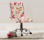 Vintage židle na kolečkách Orchid se vzorem - v prostoru