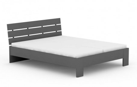 Manželská postel REA Nasťa 160x200cm - graphite