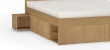 Studentská postel REA Larisa 120x200cm s nočním stolkem - buk