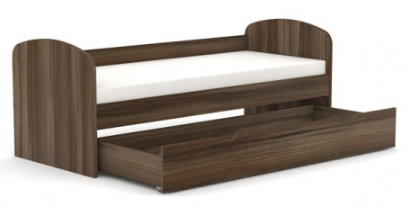 Dětská postel REA Kakuna 80x90 cm - ořech rockpile