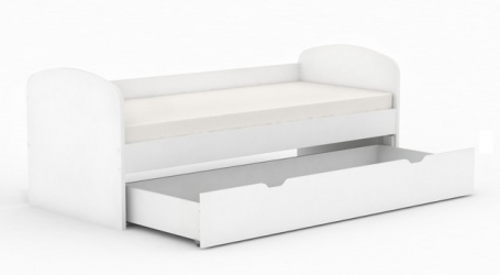 Dětská postel REA Kakuna 80x90 cm - bílá