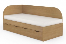 Dětská postel s úložným prostorem REA Gary 90x200cm - buk