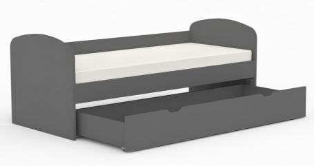 Dětská postel REA Kakuna 80x90 cm - graphite