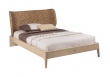Moderní postel Oscar 120x200cm - béžová/světle hnědá