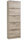 Výklopný botník 5-dvířkový Vincent - dub šedý