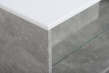 Konferenční stolek Carter - beton/bílá