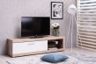 Televizní stolek Ronja - dub šedý/bílá