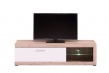 Televizní stolek s osvětlením Ronja - dub šedý/bílá
