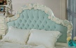Manželská postel Margaret 160x200cm - alabastr/mintová