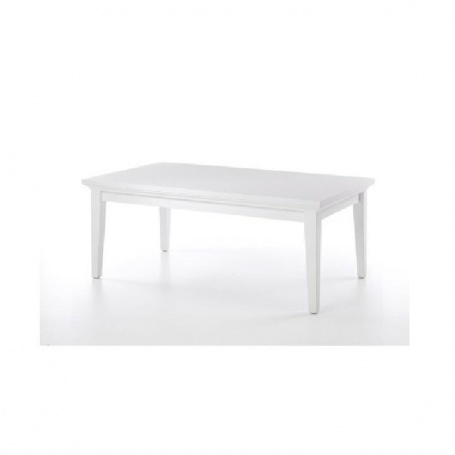 Konferenční stolek, DTD fóliovaná / MDF lakovaná, bílá, PARIS
