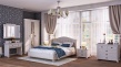 Čalouněná postel s úložným prostorem Coraline 160x200cm - béžovo/šedá