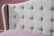 Čalouněná postel s úložným prostorem Coraline 160x200cm - béžovo/šedá