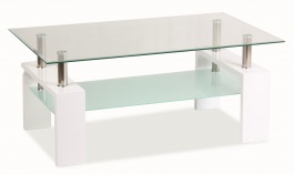 Konferenční stolek LISA BASIC - bílý
