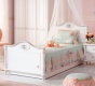 Dětská postel Carmen 100x200cm - bílá