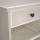 Noční stolek Casandra - šedý/bílá patina