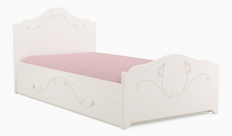 Dětská postel se šuplíkem Harmonia 90x200cm - bílá