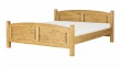 Manželská postel 160x200 dřevěná selská ACC 05 - K01