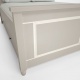 Postel Casandra 140x190cm - šedá/bílá patina