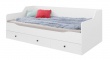Dětská postel Bjorn 90x200cm s úložným prostorem - bílá