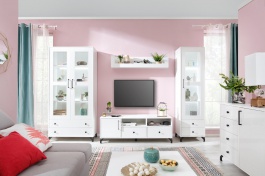 Obývací pokoj Bjorn A, skandinávský styl - bílá