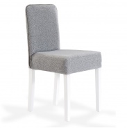 Čalouněná židle Mary - šedá