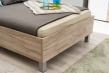 Studentská postel Poppy 120x200cm - dub šedý/béžová