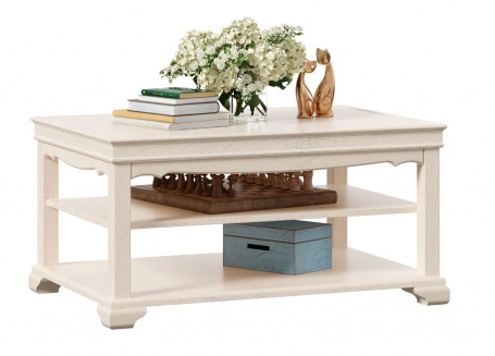 Konferenční stolek Annie - dub provence bílá