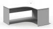 Rohový psací stůl REA Play 160 v barvě bílá - pravé provedení