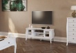 Televizní stolek Baroko - bílý