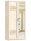 2x Dvoudvéřová skříň do ložnice Sofia s kombinovanými dveřmi