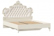 Manželská postel s roštem Comtesa 160x200cm - alabastr/champagne