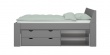 Úložný box se šuplíky pod postel Dany - tmavě šedá