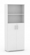 Široká kombinovaná skříňka REA Office S50+D3(2ks) - bílá