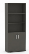 Široká kombinovaná skříňka REA Office S50 + D2 (2ks) - graphite