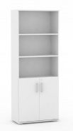 Široká kombinovaná skříňka REA Office S50 + D2 (2ks) - bílá