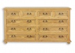 Šuplíková dřevěná komoda COM 04 - K01
