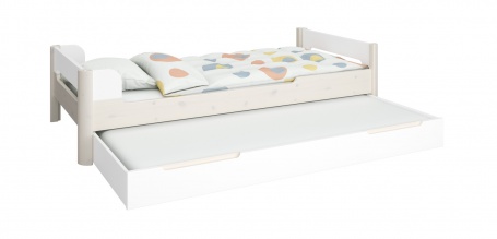 Dětská postel s přistýlkou Eveline 90x200cm - bílá