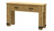 Odkládací stolek s šuplíky z masivu SEL 20, Provence styl