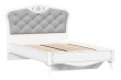 Studentská postel s roštem 120x200cm Lily - bílá/šedá