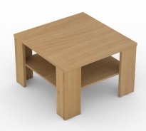 Čtvercový konferenční stolek REA 4 - buk