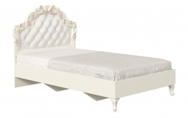 Studentská postel s roštem Margaret 120x200cm - alabastr/champagne