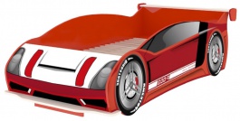 Postel Auto Racer 80x160cm - červená