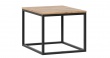Malý konferenční stolek Trevor - dub wotan/černá
